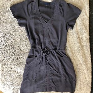 MADEWELL STYLE SILK DRESS with pockets